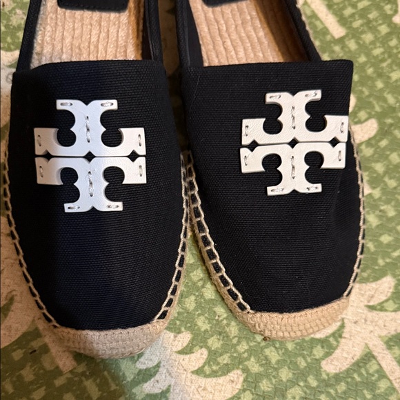Tory Burch Black and Ivory Espadrilles - Picture 6 of 14